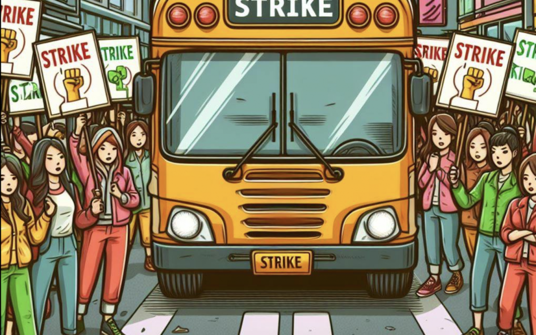 Busstreik am 2.2.2024 — Unterricht findet satt