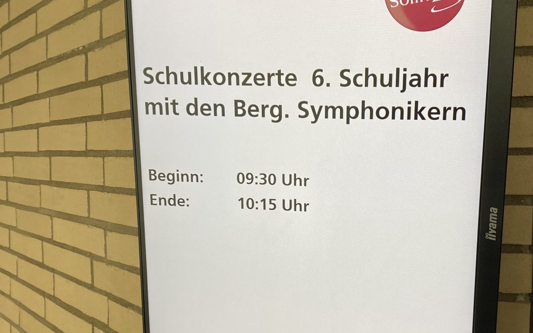 Zu Besuch bei den Bergischen Symphonikern