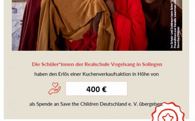 Unsere Kuchenaktion – Gemeinsam für Kinder in Not