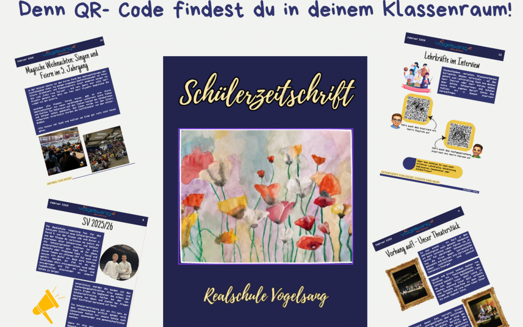 Die 3.Ausgabe unserer Schülerzeitschrift ist da!